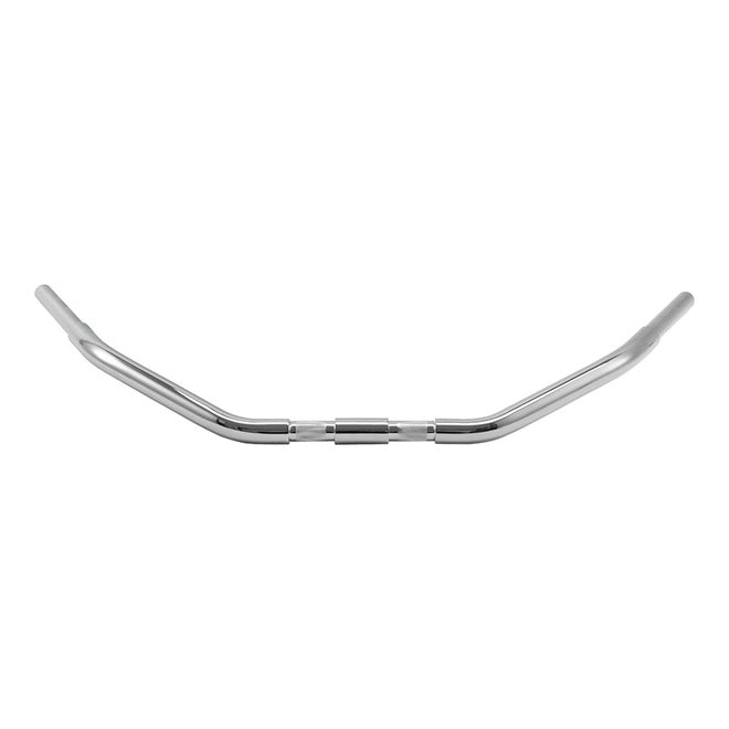 Custom Chrome 1.25" Fat Bar 2.5" Rise Handlebar Pullback 16" Dimpled Chrome Fits For Harley Springers