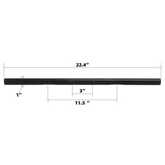 Santee 1" Clamp 22" Width Handlebars Fit For Harley Sportster Dyna Softail Matte Black Chrome