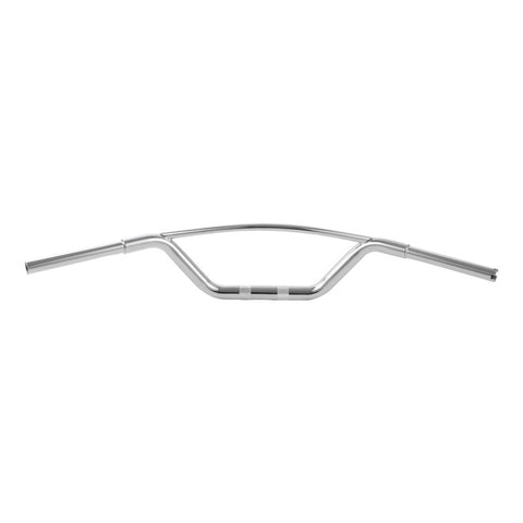 Jammer 1-1/4" Hollywood Handlebars Old School Models 6" Rise 36" Width Matte Black Chrome