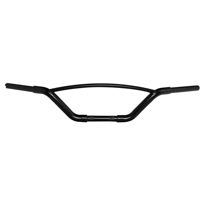 Jammer 1" Clamp Area Hollywood Handlebars Old School 6" Rise 36" Width Matte Black Chrome