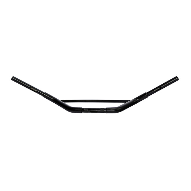 Jammer 1" Clamp Area Hollywood Handlebars Old School 6" Rise 36" Width Matte Black Chrome