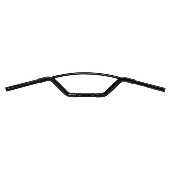 Jammer 1" Clamp Area Hollywood Handlebars Old School 6" Rise 36" Width Matte Black Chrome