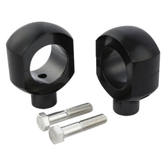 Custom Chrome Universal 2" Handlebar Top Risers Fit For Harley 2" Handlebars Gloss Black Chrome