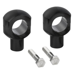 Custom Chrome Universal 2" Handlebar Top Risers Fit For Harley 1-1/2'' 1.5" Handlebars Gloss Black Chrome