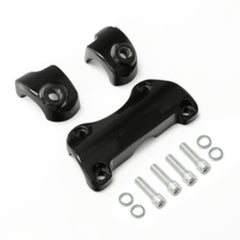 Custom Chrome 1.25'' Handlebar Bar Risers Top Clamp Gloss Black Chrome Fit For Harley Touring Road Glide 2015-up