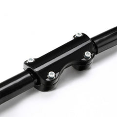 Custom Chrome 1.25'' Handlebar Bar Risers Top Clamp Gloss Black Chrome Fit For Harley Touring Road Glide 2015-up