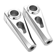 Custom Chrome Universal 4.5"Handlebar Top Risers Chrome Fit For Harley Honda Kawasaki 1'' Bars