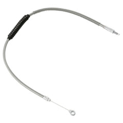 Custom Chrome 35"Stainless Clutch Cable Fit For Harley Road King Tri Glide Electra Glide 08-13