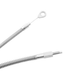 Custom Chrome 100CM Stainless Clutch Cable Fit For Harley Sportster 883 1200 SuperLow 48 11-15