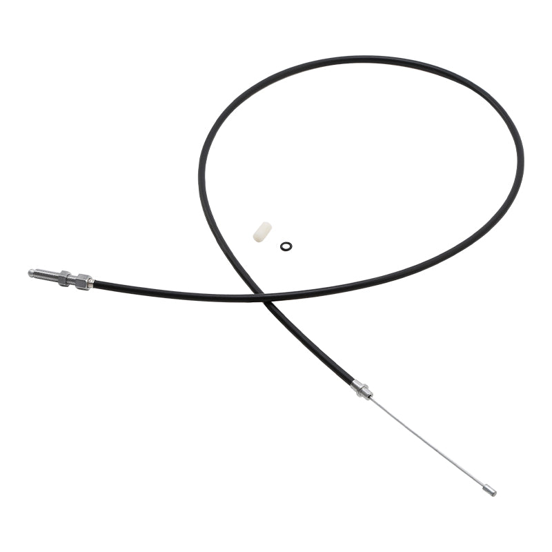 Custom Chrome 143CM Black Vinyl 56.3" Clutch Cable Fit For Harley Dyna Low Rider FXS 1977-1984