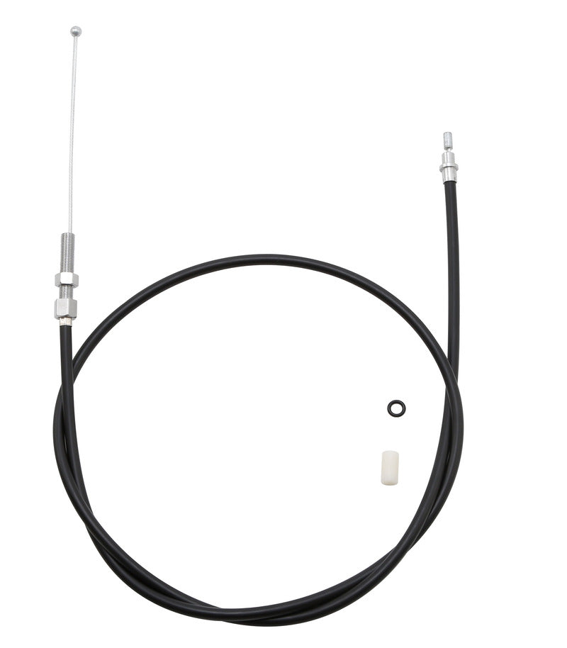Custom Chrome 143CM Black Vinyl 56.3" Clutch Cable Fit For Harley Dyna Low Rider FXS 1977-1984