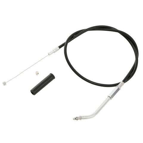 Custom Chrome 76CM Black Vinyl Throttle Cable Fits For Harley Softail Sportster XLH 1996-2007