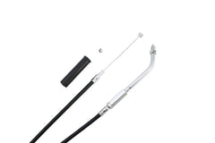 Custom Chrome 97cm Black Vinyl Throttle Cable Fit For Harley Softail Dyna 81-89 Sportster 81-95