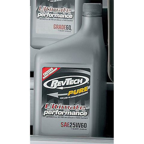 RevTech 12 Qt Motorcycle Lubricant SAE 25W60 Fit For Harley Air Cooled ...