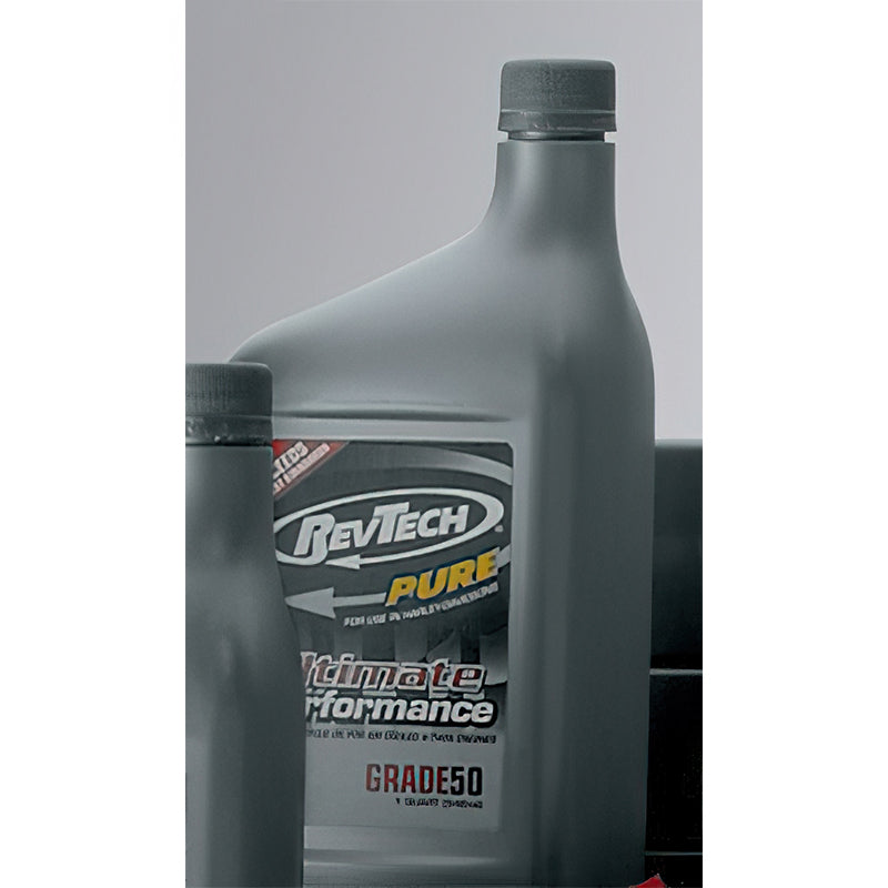 Revtech Oil RevTech 12 Qt Motorcycle Lubricant SAE 50 Fit For Harley Air Cooled V ...
