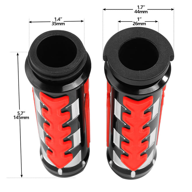 ODI Black/Black TBW 1 In. Vans Harley Davidson Grips - V31VHTWB-MB For - Foto 6