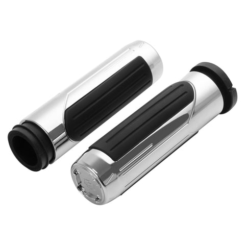 Custom Chrome Chrome 1" Handlebar Hand Grips Fit For Harley Touring "TBW" Applications 2008-up