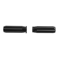 Custom Chrome Gloss Black 1''Handlebar Hand Grips Fit For Harley Davidson Cable Throttle 73-Up