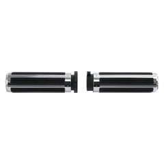 Custom Chrome Chrome 1' 'Handlebar Hand Grips Fit For Harley Davidson Cable Throttle 1973-Up