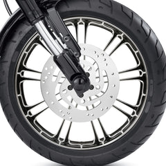 Cutsom Chrome 11.5" Front Left Brake Rotor Fits Harley Touring 2000-2007 XL&XR 2000-2013 Softail 2000-2014