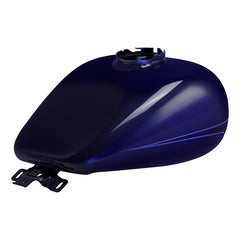 HR3 Zephyr Blue / Black Sunglo Fuel Gas Tank For 2008-2023 Harley Touring Models