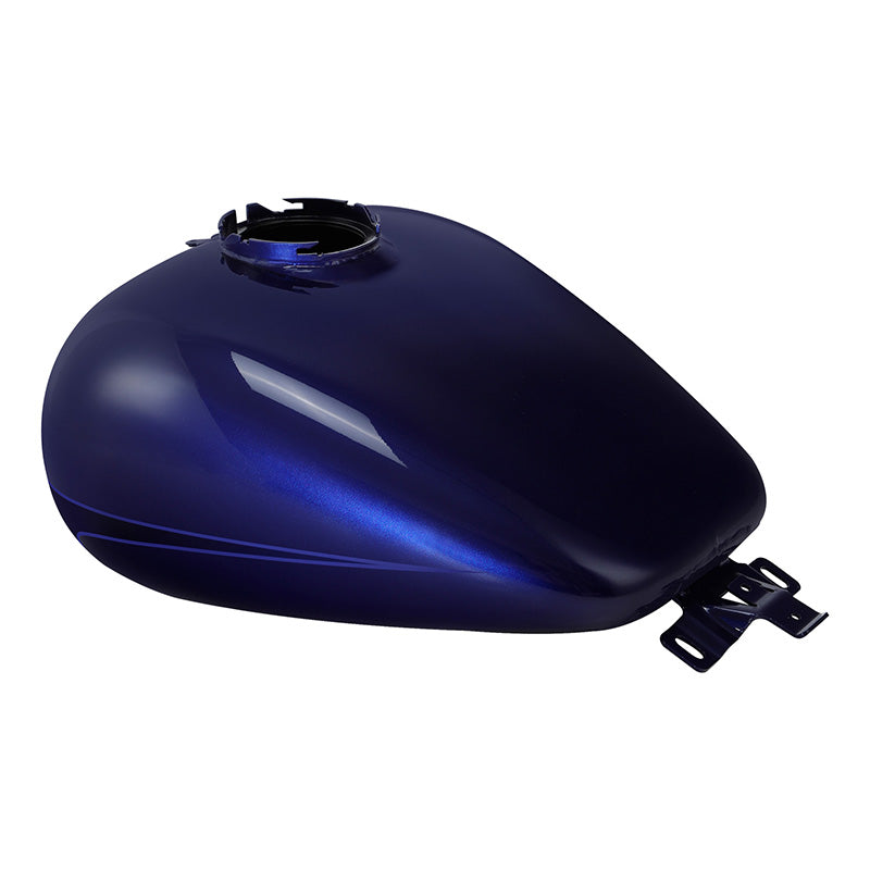 HR3 Zephyr Blue / Black Sunglo Fuel Gas Tank For 2008-2023 Harley Touring Models