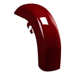HR3 Billiard Red Motorcycle 18" Wide Tire Front Mudguard Fender For Harley Touring Models 2014-2023