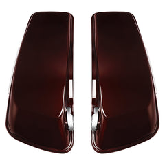 HR3 Midnight Crimson 5" Stretched Extended Saddlebags For Harley Touring 2014-2023