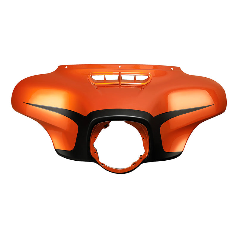 HR3 Scorched Orange / Black Denim Outer Batwing Fairing Cowl Upper 2019 STREET GLIDE SPECIAL( FLHXS ）