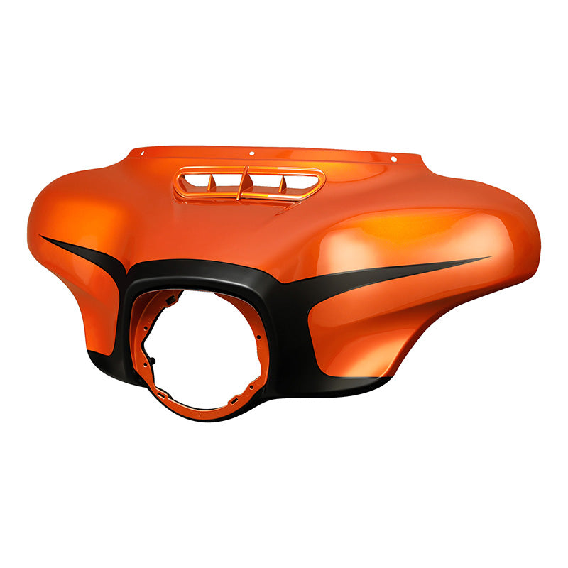 HR3 Scorched Orange / Black Denim Outer Batwing Fairing Cowl Upper 2019 STREET GLIDE SPECIAL( FLHXS ）