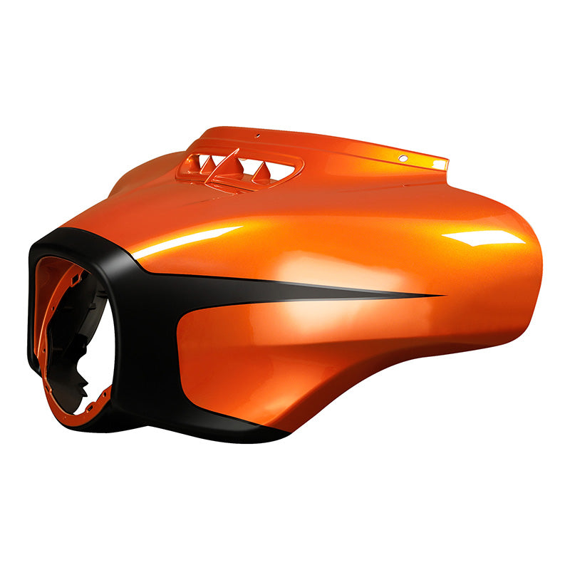 HR3 Scorched Orange / Black Denim Outer Batwing Fairing Cowl Upper 2019 STREET GLIDE SPECIAL( FLHXS ）