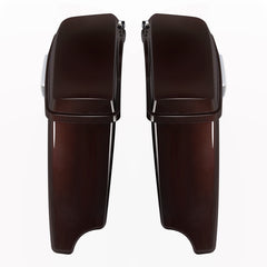 HR3 Midnight Crimson CVO Stretched Saddlebags For 14-23 Harley Touring