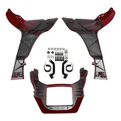 HR3 Billiard Red Spoiler Kit For Harley 2017-Later FLTRX, FLTRXS, FLTRXST models