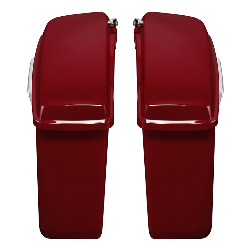 HR3 Billiard Red Hard Saddlebags (Regular) For 14-23 Harley Touring