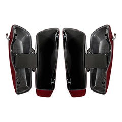HR3 Billiard Red Hard Saddlebags (Regular) For 14-23 Harley Touring