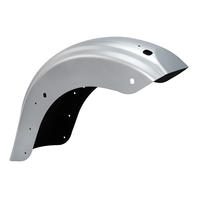 HR3 Brilliant Silver Pearl Motorcycle Rear Fender Mudguard For Harley 2014-2023 FLHX FLHXS, 2015-2023 FLTRX FLTRXS
