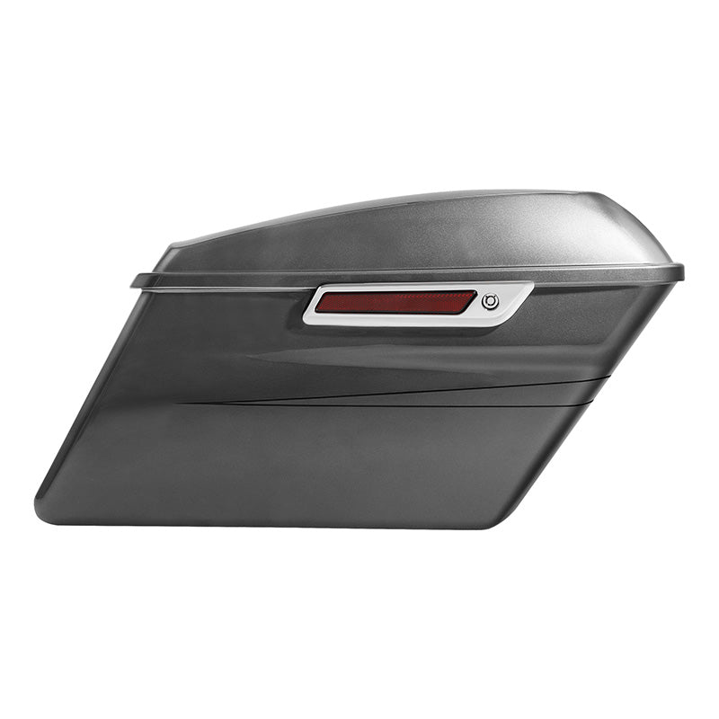 HR3 Charcoal Pearl Hard Saddlebags (Regular) For 2014-2023 Harley Touring