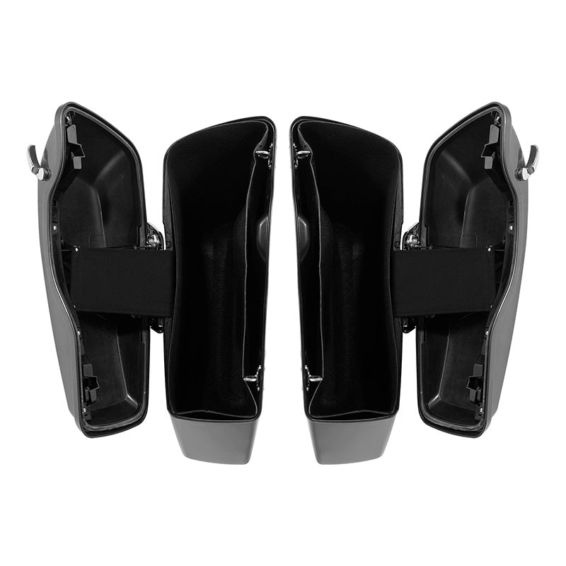 HR3 Charcoal Pearl Hard Saddlebags (Regular) For 14-23 Harley Touring