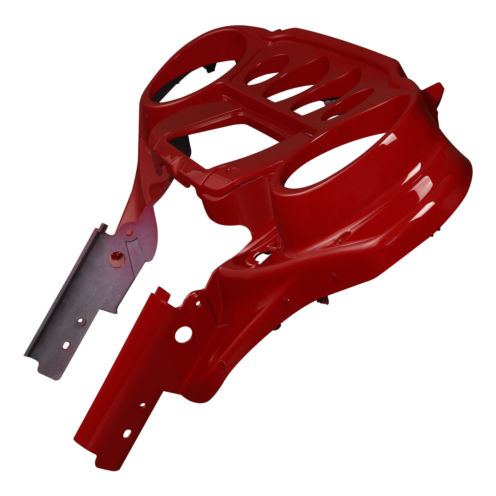 HR3 Billiard Red / Vivid Black Batwing Front Inner Fairing FOR ELECTRA GLIDE ULTRA LIMITED 2021 (FLHTK)