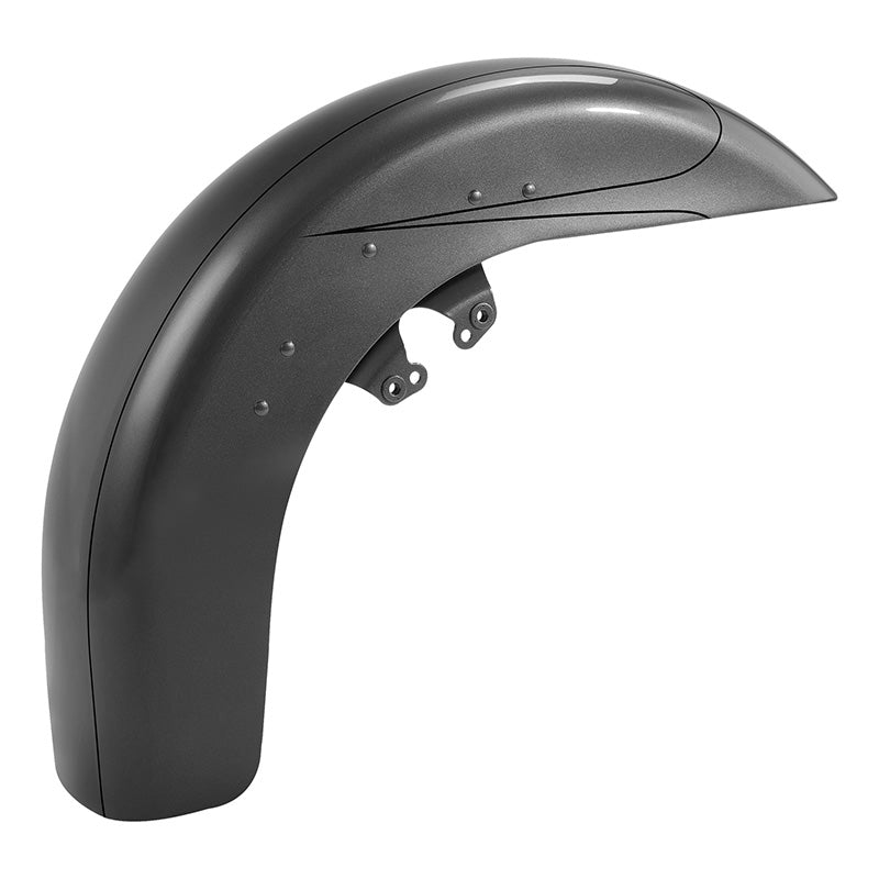 HR3 Charcoal Pearl 2017S Motorcycle 18" Wide Tire Front Mudguard Fender For Harley Touring Models 2014-2023
