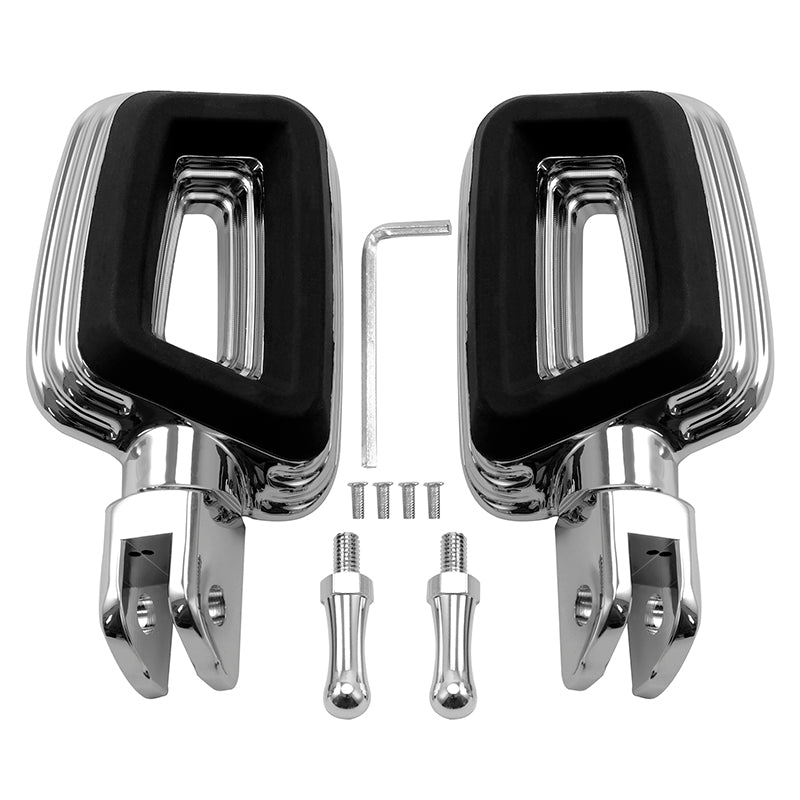 CUSTOM CHROME Rear Passenger Foot Pegs Footrest Fit For Harley Softail '18-'23