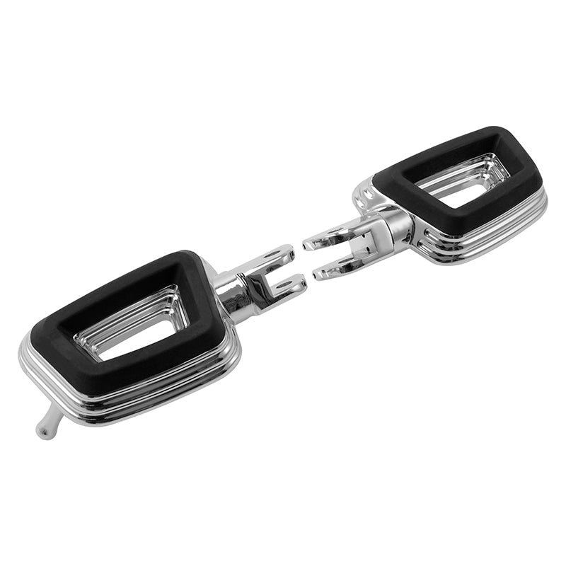 CUSTOM CHROME Rear Passenger Foot Pegs Footrest for Harley Softail '18-'23