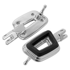 CUSTOM CHROME Rear Passenger Foot Pegs Footrest Fit For Harley Softail '18-'23