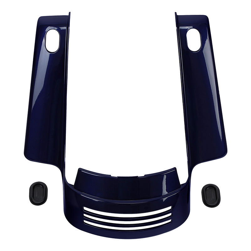 HR3 Zephyr Blue / Black Sunglo Rear Fender Filler Panel For Harley 2014-2023 FLHX FLHXS, 2015-2023 FLTRX FLTRXS