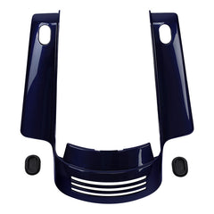 HR3 Zephyr Blue / Black Sunglo Rear Fender Filler Panel For Harley 2014-2023 FLHX FLHXS, 2015-2023 FLTRX FLTRXS