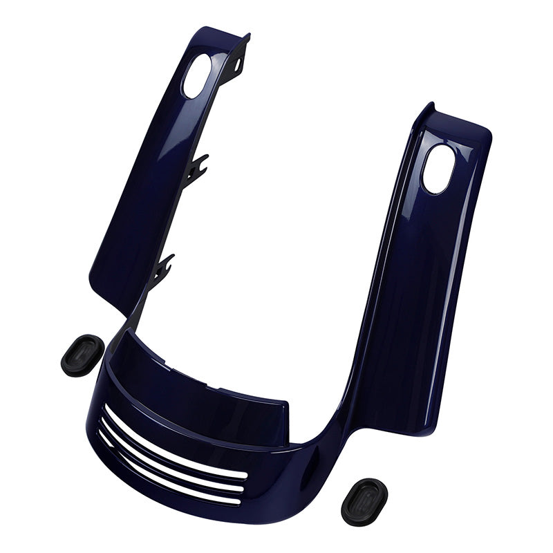 HR3 Zephyr Blue / Black Sunglo Rear Fender Filler Panel For Harley 2014-2023 FLHX FLHXS, 2015-2023 FLTRX FLTRXS