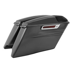 HR3 Charcoal Pearl CVO Stretched Saddlebags with Speaker Lids For 14-23 Harley Touring