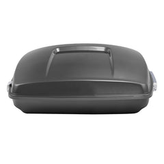 HR3 Charcoal Pearl Solid Color 5.5" Razor Style Touring Trunk Luggage For 14-24 Touring
