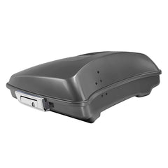 HR3 Charcoal Pearl Solid Color 5.5" Razor Style Touring Trunk Luggage For 14-24 Touring