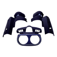 HR3 Zephyr Blue / Black Sunglo Instrument Housing 2018 ROAD GLIDE（FLTRX ）
